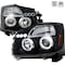 Spec-D Tuning 04-07 Nissan Titan Halo LED Projector Black 2LHP-TIT04JM-TM - alternate 1